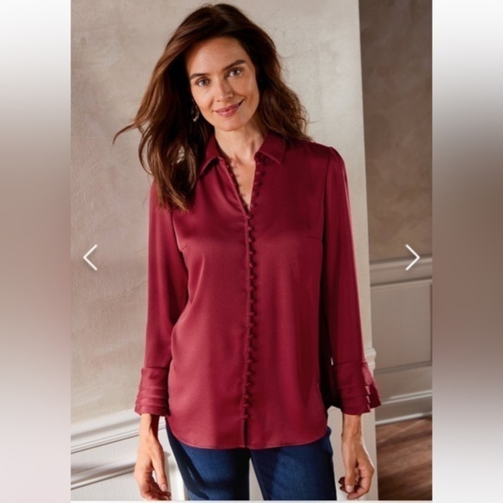 Sonnet Blouse Soft surroundings size medium